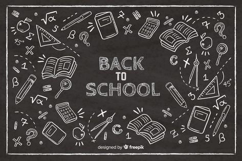 Back to school school bag Vectors, Photos and PSD files | Free Download Back To School Backdrop, School Backdrop, Back To School Background, School Blackboard, School Background, School Chalkboard, School Theme, Muslin Backdrops, Black Board