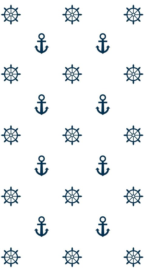 Wallpaper Anchor Wallpaper, Nautical Birthday Party, Nautical Wallpaper, Idee Cricut, Iphone Wallpaper Pattern, Anchor Print, Minimalist Tattoos, Apple Wallpaper, Pretty Prints