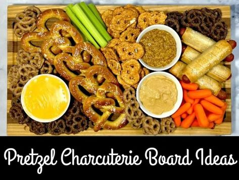 Pretzel Charcuterie Board Ideas - Food To Impress Pretzel Board Ideas, Pretzel Charcuterie Board Ideas, Pretzels Cheese Sauce, Pretzel Charcuterie Board, Pretzel Charcuterie, Pretzel Board, Sweet Pretzels, Pretzels Sweet, Food To Impress