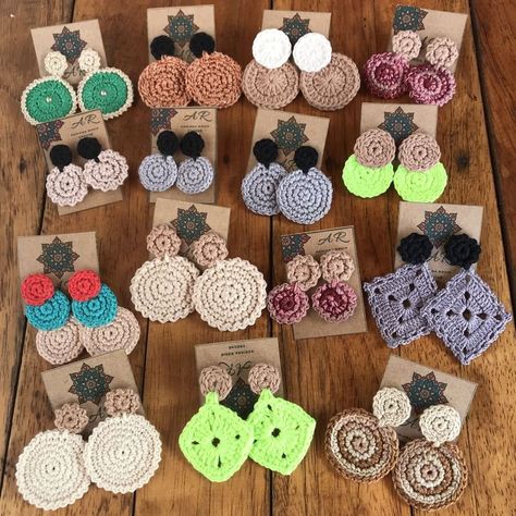 Dreamcatcher Diy, Crochet Necklace Pattern, Handbags Patterns, Crochet Purse Pattern Free, Crochet Jewelry Patterns, Crochet Earrings Pattern, Beginner Crochet Projects, Crochet Simple, Crochet Decoration