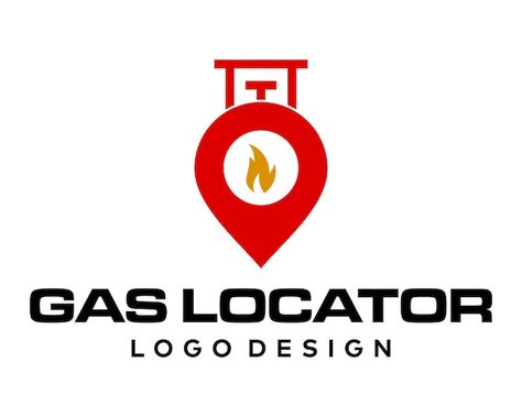 Lpg Gas Logo, Gas Logo Design, Icon Logo Design, Lpg Gas, Logo Desing, Gas Cylinder, Location Icon, Gas Cans, Gas Tank