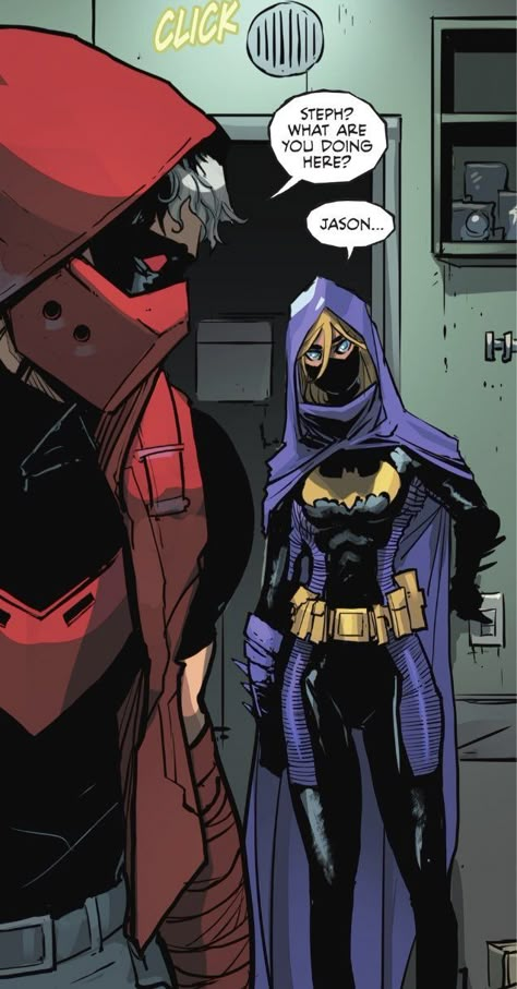 Batgirl Suit, Steph Brown, The Red Hood, Batman Catwoman, Batfamily Funny, Robin Comics, Red Hood Jason Todd, Cassandra Cain, Baby Bats