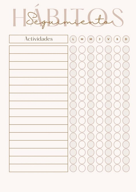 Agenda Seguimiento de Hábitos Minimalista Personal Beige - Templates by Canva Journaling Pages Ideas, Planner Diario, Diy Agenda, Study Organization, Bullet Journal School, Bullet Journal Inspo, Glow Up Tips, Good Notes, Planner Bullet Journal