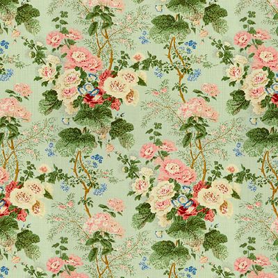 Product Information - 879024.LJ Lee Jofa Hollyhock, French Fabrics, Lee Jofa Fabric, Coral Decor, Coral Fabric, Lee Jofa, Fabric Houses, White Coral, Pretty Prints