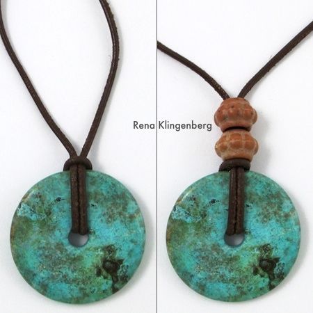 Washer Jewelry, Jewerly Making, Necklace Tutorial, Homemade Jewelry, How To Make Necklaces, Ceramic Jewelry, Diy Schmuck, Sea Glass Jewelry, Turquoise Pendant