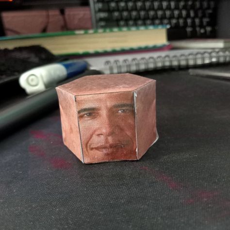 Obama Triangle, Obama Prism, Small Potatoes, Small Potato, Papercraft Templates, Art Business, Barack Obama, Let Me Know, The Original