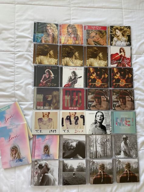 Taylor Albums Aesthetic, Taylor Swift Rep Album Cover, Taylor Swift Album Unboxing, Taylor Swift Aesthetic All Albums, Taylor Swift Vynil Collection, Taylor Swift Birthday Aesthetic, Taylor Swift Collection Shelf, Taylor Swift All Albums Collage, Taylor Swift Bookshelf