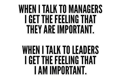 Leaders vs managers Workplace Quotes, Farmhouse Restaurant, Leadership Inspiration, Creative Thoughts, Work Tips, Leadership Tips, John Maxwell, Favorite Sayings, Running Inspiration