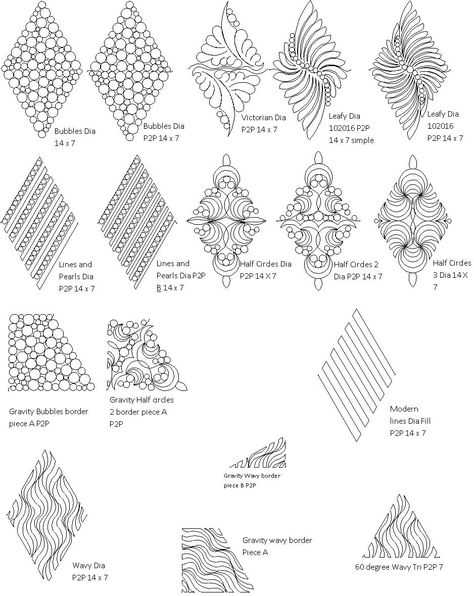 22  computerized digitized quilting patterns for the quilt Gravity by Jaybird quilts Free Motion Quilting Designs For Diamonds, Diamond Quilting Designs, Atomic Starburst Quilt, Starburst Quilt, Longarm Quilting Tutorials, Lone Star Quilt Pattern, Diamond Quilts, Quilting Lines, Ruler Quilting