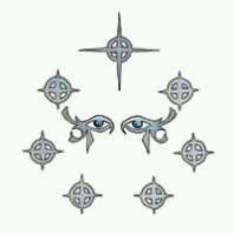 Holy symbol of Selune Selune Dnd, Selune Cleric, Goddess Of Light, Holy Symbol, Goddess Of The Moon, Gorgeous Tattoos, Magic Symbols, Forgotten Realms, Dnd Art