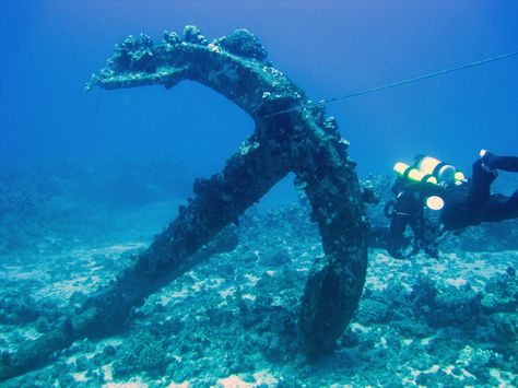 Anchor Anchor Reference, Anchor Underwater, Underwater Sleeve, Evil Mermaids, Sunken Ship, Ship Wrecks, Dark Gothic Art, Dark Mermaid, Sunken City