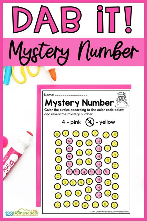 Dauber Worksheets Free, Preschool Number Activities, Number Recognition Worksheets, Number Activities Preschool, Number Recognition Activities, Dot Marker Printables, Fun Activities For Preschoolers, 123 Homeschool 4 Me, Number Activity