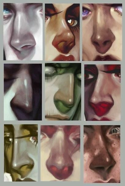 Nose Drawing, Digital Painting Tutorials, Anatomy Art, Drawing Tutorials, Art Tutorials Drawing, Sketchbook Art Inspiration, Digital Art Tutorial, Painting Style, Art Reference Photos