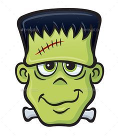 Frankenstein Drawing, Frankenstein Pumpkin, Moldes Halloween, Galletas Halloween, Frankenstein Art, Labu Halloween, Halloween Clips, Halloween Cans, Halloween Rocks