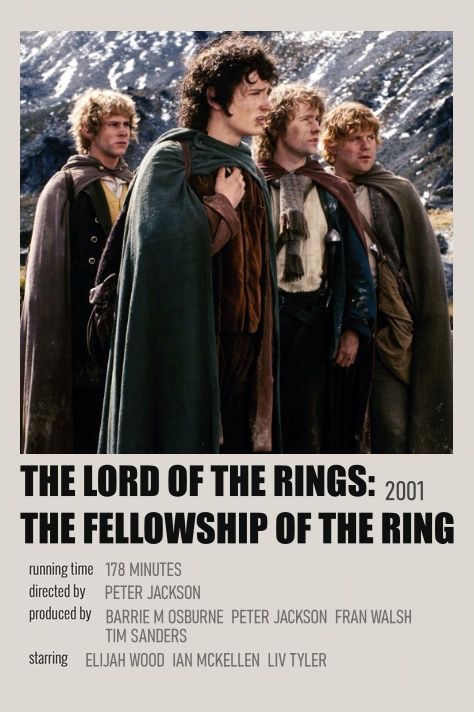 Lotr Movie Poster, Lord Of The Rings Minimalist Poster, Lord Of The Rings Polaroid Poster, Movie Polaroids, Lotr Movies, Movie Poster Room, Poster Presentation, The Fellowship Of The Ring, Posters Minimalist