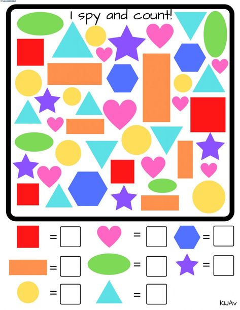 I spy shapes worksheet I Spy Math Worksheets, B Letter Words, I Spy Preschool, Shapes Worksheets For Kids, I Spy Worksheets, Shape Worksheet, Popoyo, Shape Worksheets For Preschool, Shapes Worksheets