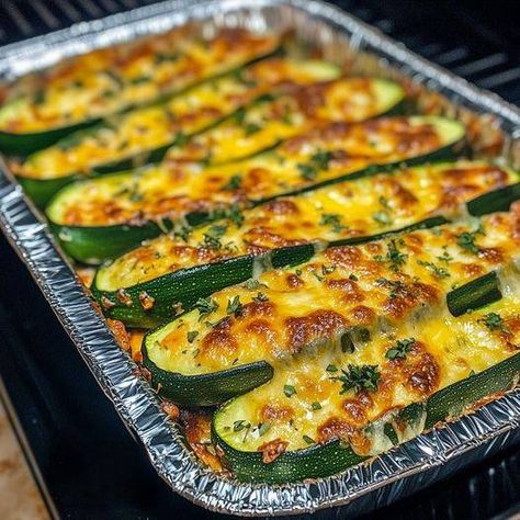 keto recipes for beginners | Keto Cheesy Garlic Zucchini Steaks"Oh my this was so delicious | Facebook Keto Sides For Steak, Zucchini Steaks, Garlic Zucchini, Keto Side Dish, Keto Lunches, Free Keto Meal Plan, Keto Side, Low Carb Easy, Low Carb Sides