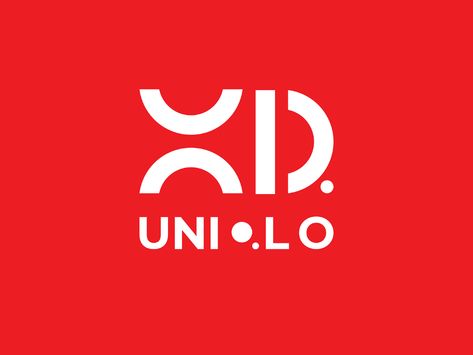 REDESIGN LOGO UNIQLO | UNOFFICIAL on Behance Uniqlo Logo, Minimalist Clothing, Icon Clothing, Artist Branding, Logo Redesign, Frame Gallery, Photo Frame Gallery, Symbol Design, Clothing Logo