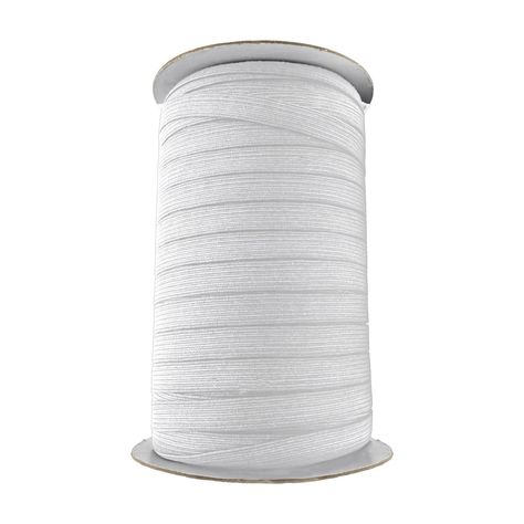 1/8"& 1/4"& 5/16"& 3/8" Width Flat Elastic Cord, Elastic Bands, Elastic Rope, Braided Stretch Strap Cord Roll, Stretch Elastic Spool Knit, for DIY, Sewing, Crafting (1/8" x 200Yards-White) 🔍 Product Highlights ✅ Features 【Premium Quality Material】Our flat elastic band is crafted from high-quality braided stretch strap cord, ensuring superior durability and elasticity for a variety of applications.Very durable, ensuring a more long-lasting usage time. 【Comfortable & Flexible】The soft and flexible texture of our elastic band provides a comfortable fit, making it perfect for sewing projects, waistbands, clothing alterations, and more. 【Easy to Use & Size】Size：1/8" x 200Yards. This flat elastic band is easy to cut, sew, and manipulate, allowing for effortless customization to fit your specifi Stretch Strap, Clothing Alterations, Spool Knitting, Elastic Rope, Altering Clothes, Diy Yard, Sewing Embellishments, Sewing Notions, Elastic Band