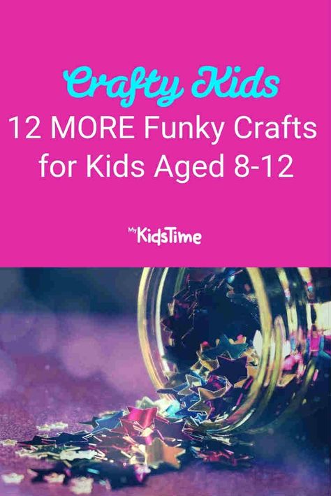 Crafty Kids: 12 MORE Funky Crafts for Kids Aged 8-12 Years Funky Crafts, Girl Bday Party, Diy Crafts For Girls, Popular Crafts, Birthday Party Crafts, Fun Crafts To Do, Birthday Crafts, Winter Crafts For Kids, Crafty Kids