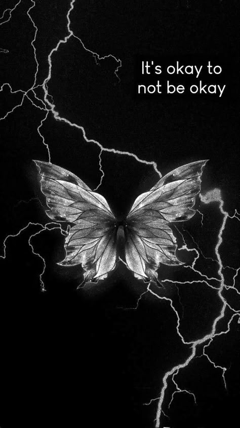 Black Butterflies Aesthetic, Pretty Wallpapers Tumblr, Butterfly Wallpaper Backgrounds, Witchy Wallpaper, Cute Black Wallpaper, Wallpaper Doodle, Simple Phone Wallpapers, Dark Phone Wallpapers, Cute Simple Wallpapers