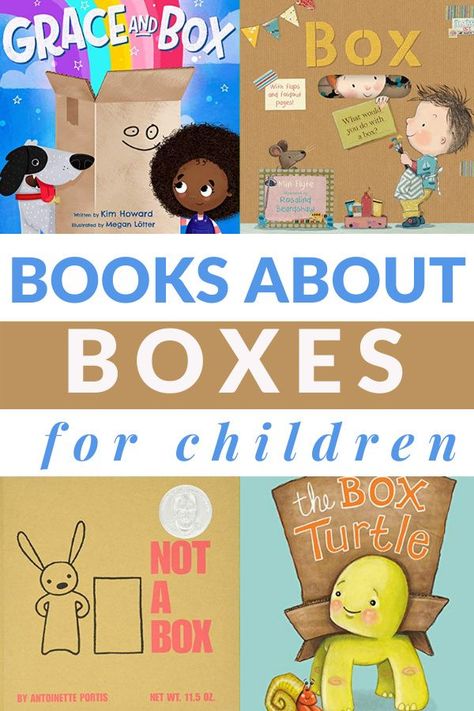 Enjoy reading these books about boxes including Not a Box. #boooksaboutboxes #GrowingBookbyBook #preschoolunits Box Unit Creative Curriculum, Book Preschool Activities, Book Drive, Creative Curriculum Preschool, Best Toddler Books, Creation Activities, Books And Activities, Preschool Units, Creative Curriculum