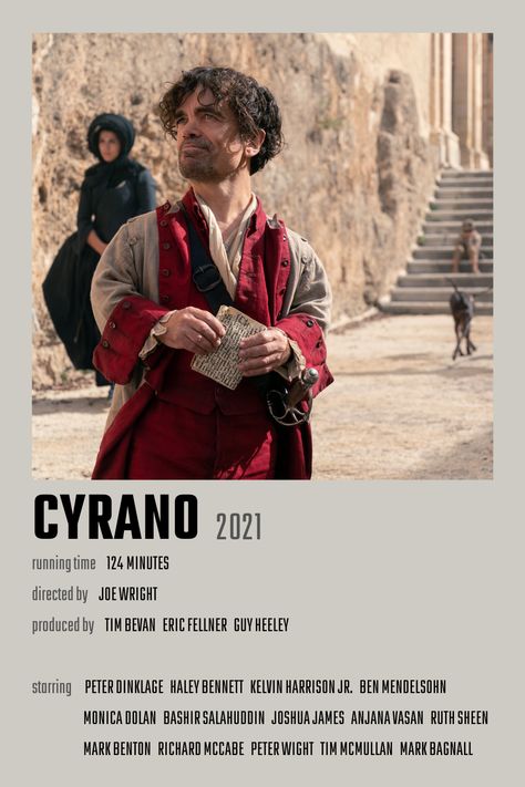 Cyrano Movie 2021, Cyrano Movie, Movies To Watch Teenagers, Movie Aesthetic, Dear Reader, Film Posters, Serie Tv, Movie Poster, Movies To Watch