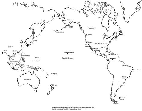 Pacific Ocean Map, Pacific Map, Printable World Map, Globe Tattoos, Asia Continent, Nature School, Marianas Trench, The Pacific Ocean, Oceans Of The World