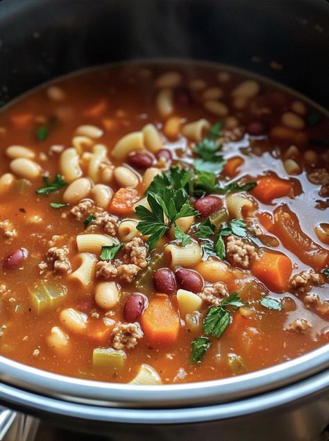 Pasta And Fagioli Soup, Soup Using Ditalini Pasta, Italian Bean Soup Pasta E Fagioli, Sausage Pasta Soup Recipes, Pasta Fajole Recipe, Easy Pasta De Figoli Soup, Past Fagioli Soup Recipes, Pasta Fragole Soup, Broth Based Soups Easy