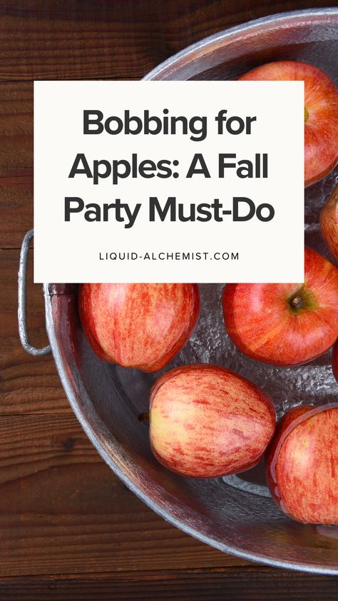 Host the ultimate fall gathering with a fun twist—bobbing for apples! Learn tips and tricks to make your apple-themed party unforgettable with festive drinks, decor, and more.
Bobbing for apples party ideas | Fall party games | Hosting a fall party | Apple-themed party ideas | Backyard fall party | Apple-themed cocktails |Fun fall party activities | Party with apple cocktails | Apple cider cocktail | Spiked apple cider recipes | Apple cocktails with syrup | Fall drink ideas | Spiced apple drinks Backyard Fall Party, Fall Drink Ideas, Fall Party Activities, Apple Cider Recipes, Apple Cocktails, Spiked Apple Cider Recipe, Pumpkin Spice Cocktail, Caramel Apple Bites, Cider Recipes