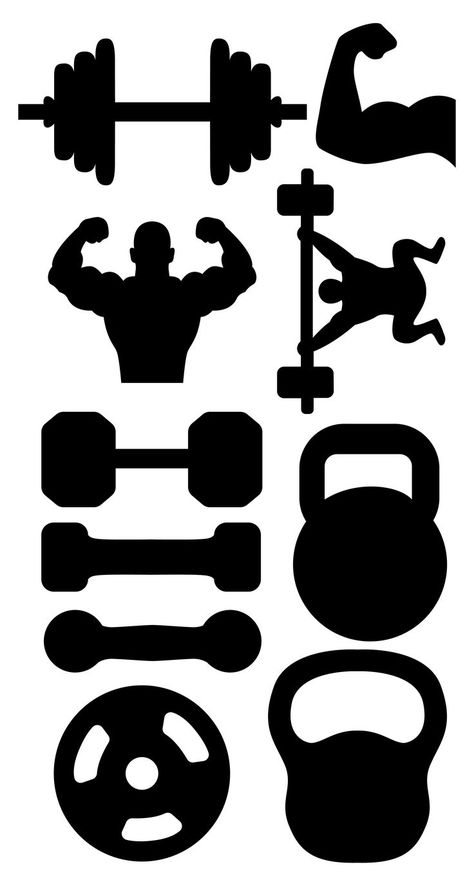 Gym Cake Design, Gym Cake Topper, Body Builder Cake, Bolo Crossfit, Fitness Cake, Gym Cake, Exercise Weights, Gym Icon, Gym Party