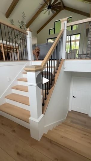 3.2K views · 50 reactions | FOLLOW ME &  Comment “SHOP” below for the link sent to you! 
❗️10% off code “PLEASANT10”

#stairs #woodstairs #stairtreads #viral #viralreels 

I’ve... | By PleasantlybuiltFacebook Hardwood On Stairs, Dallas Townhouse, Stairs To Basement, Stair Covers, Stairs Renovation, Rustic Stairs, Entry Stairs, Staircase Makeover, Stairs Design Modern