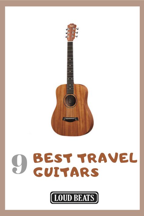 Wouldnt it be nice if you can strum your favorite 6-string while camping on a beach or hiking? Well you are in luck as there are many durable guitars available on the market which you can take along to your next vacation. In this article we bring you the 9 best travel guitars available in the market. #guitars #playingguitars #travel #music #travelguitars Traveler Guitar, Travel Guitar, Guitar Kits, Martin Guitar, Travel Music, Contemporary Music, Be Nice, Playing Guitar, Acoustic Guitar