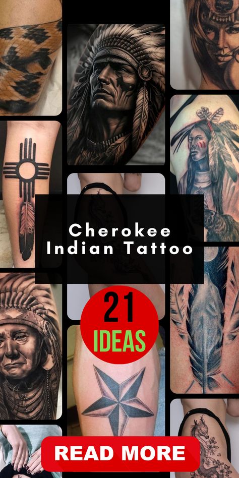 Step into the captivating world of Cherokee Indian tattoos, designed especially for both men and women. Explore an extensive array of meticulously crafted designs, ranging from intricate sleeves to captivating small tattoos and evocative shoulder pieces. Whether you're drawn to the strength of warriors, the mystique of wolves, or intricate native American patterns, our offerings cater to your unique tastes and artistic aspirations. Native American Design Tattoo, Indian Arm Tattoo Men, Small Native American Tattoos For Women, Native American Hand Tattoos For Women, Native American Memorial Tattoo, Native American Style Tattoos, Cowboy Indian Tattoo, Native American Tattoo Designs For Women, Indian Feather Tattoos Men