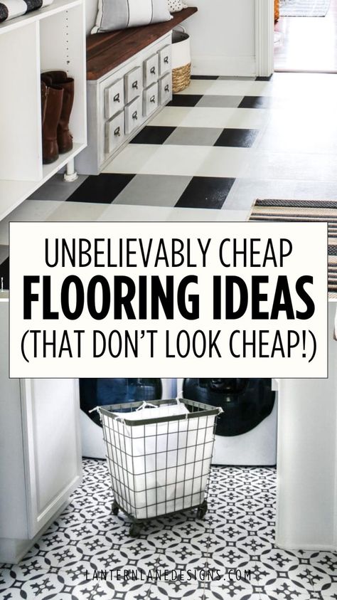 Looking for budget-friendly home improvement tips? Check out our blog post on Cheap Flooring Ideas You'll Want to Try For Yourself. From laminate to vinyl, these flooring options offer style and affordability. Upgrade your home decor with these easy-to-install flooring ideas that won't break your budget. Cheap Kitchen Floor, Cheap Flooring Options, Budget Flooring Ideas, Cheap Flooring Ideas, Diy Kitchen Flooring, Cheap Wood Flooring, Easy Flooring, Cheap Vinyl Flooring, Temporary Flooring