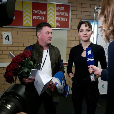 EVGENIA MEDVEDEVA — Brian Orser: Medvedeva’s plan is to skate, skate,... Brian Orser, Evgenia Medvedeva, Group Pictures, Figure Skating, Skating, The Wall, How To Plan, Fictional Characters