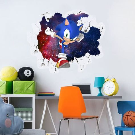 Decoration scene: living room, bedroom, children's room, sofa background wall, office decoration, birthday party, Christmas gift, can be applied to any smooth and clean surface
Gift ideas: very suitable for families, nurseries, dormitories, cool and unique gifts for girls, children, and teenagers. Sonic And Mario Bedroom, Sonic Bedroom Decor, Sonic The Hedgehog Room Ideas, Sonic Themed Bedroom, Sonic Bedroom Ideas Kids Rooms, Sonic Room Ideas Boys, Sonic The Hedgehog Bedroom Ideas, Sonic The Hedgehog Bedroom, Sonic Room Decor