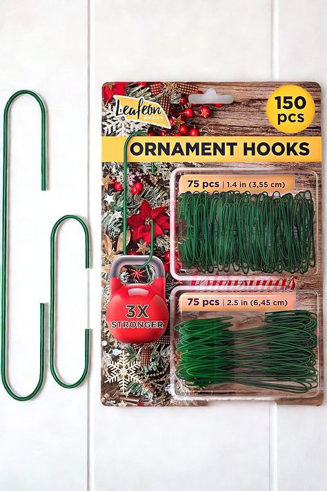 150 Pack Ornament Hooks for Christmas â€?Essential Christmas Ornament Hangers â€?Perfect Xmas Ornament Hangers for Christmas Tree Decoration (Green) Christmas Tree Ornament Hooks, Ornament Hangers, Ornament Hooks, Green Home, Christmas Tree Decoration, Xmas Ornaments, Christmas Tree Ornament, Tree Decoration, Tree Ornament