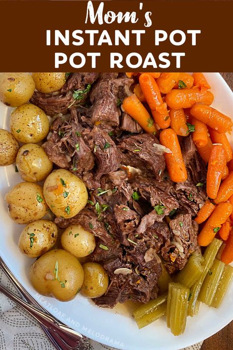 Onion Soup Mix Potatoes, Roast With Onion Soup Mix, Instant Pot Roast Beef, Instant Pot Roast, Pot Roast Beef, Instant Pot Pot Roast, Chuck Roast Recipes, Sirloin Tip Roast, Best Pot Roast