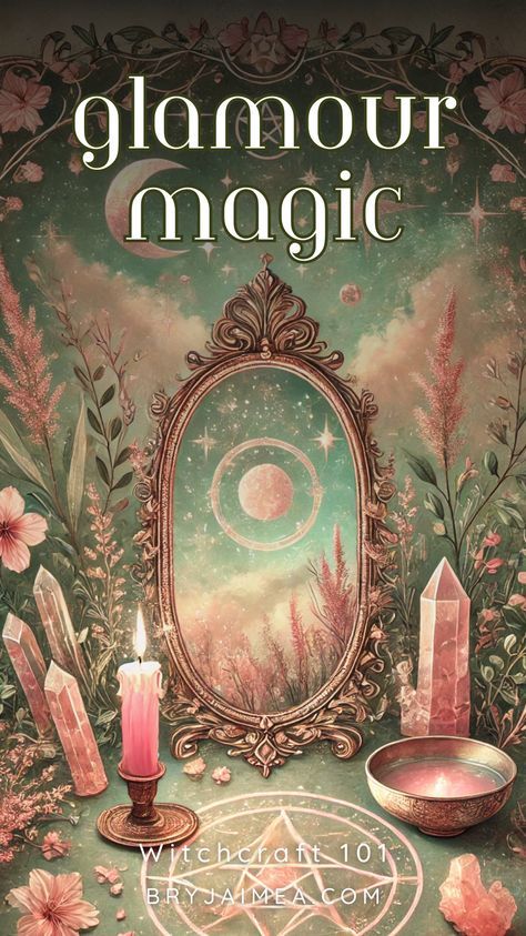 Explore the enchanting world of glamour magic with our comprehensive guide to creating a beauty spell that amplifies your inner and outer beauty. This detailed article provides step-by-step instructions for a powerful ritual, incorporating elements like rose quartz, pink candles, and rose essential oil. Learn how to set your intentions, charge the spell with personal energy, and maintain its magic through daily practices. How To Manifest Beauty, Hearth Magic, Glamour Witchcraft, Glamour Witch, Glamour Magick, Manifest Beauty, Glamour Spell, Beauty Spell, Manifesting Techniques