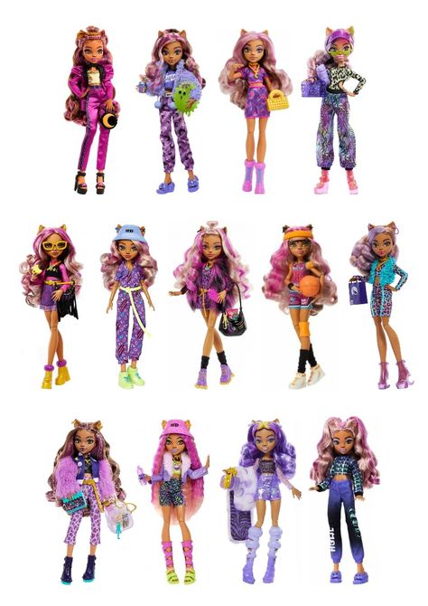 Monster High Dolls G3, G3 Clawdeen, Monster High Bedroom, Doll Therapy, Monster High Pictures, Clawdeen Wolf, Moster High, Custom Monster High Dolls, Barbie Doll Accessories