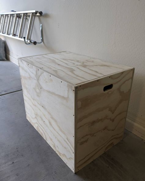 Plyo Box Plans, Diy Plyo Box, Plyo Box, Hope Chest, Home Gym, Diy Art, Storage Chest, Gym, Home Decor