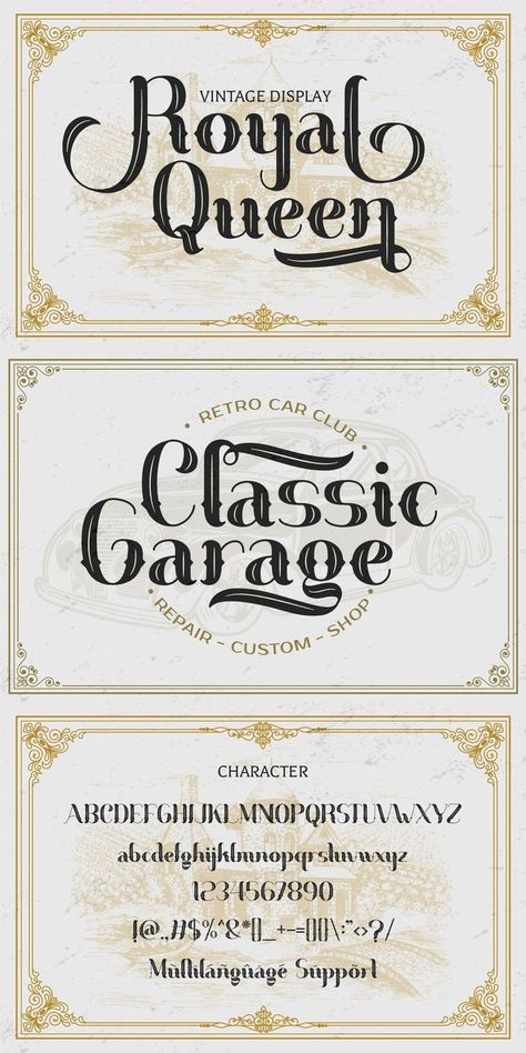 #Font #Vintage #Retro #Old #Old_Font #Serif #Hipster #Emblem #Badge #Decorative #Typeface #Logotype #Tattoo #Lettering #Type #Crafted #Victorian #Quote #Classic #Swash #Old_Style #Display #Branding #Logo #Poster #Headline #Label #Old_School #Western #Tattoo_Fonts #Hipster_Fonts Classic Logo Design Vintage Labels, Royal Poster Design, Royal Typography, Old School Lettering, Royal Font, School Lettering, Fancy Fonts Alphabet, Poster Tattoo, Popular Free Fonts