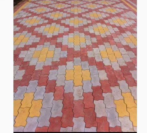 Paver Blocks Patterns, Interlocking Bricks Design, Interlocking Tiles Outdoor, Parking Tiles Design, Home Tiles Design, Interlock Design, Cobblestone Walkway, Pavement Design, Cpvc Pipe