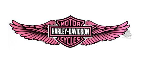 Pink wings Pink Decals, Harley Davidson Decals, Harley Davidson Decor, Harley Davidson Store, Harley Davidson Art, Harley Davidson Logo, Biker Art, Harley Davidson Motor, Harley Bikes