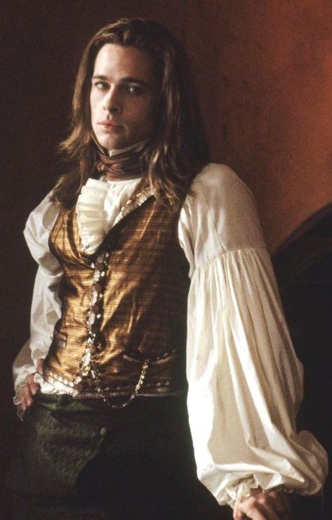 Interview With The Vampire Louis, Brad Pitt Interview, Anne Rice Vampire Chronicles, Lestat And Louis, Queen Of The Damned, Vampire Aesthetic, Vampire Chronicles, The Vampire Chronicles, Vampire Love