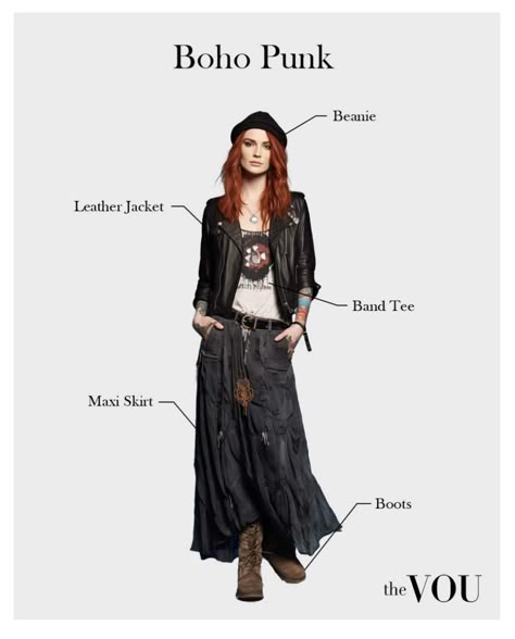 Boho Punk Outfits, Boho Rock Style, Bohemian Style Shoes, Bohemian Outfits Summer, Boho Rocker Chic, Bohemian Fashion Style, Punk Outfit, Motorcycle Fashion, Boho Rocker