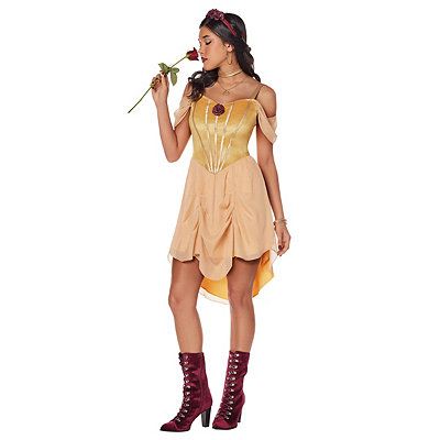 Adult Belle Costume, Princess Belle Costume, Gold Ball Gown, Home Halloween Costumes, Eve Costume, Spirit Halloween Costumes, Snow White Costume, Halloween Princess, Belle Costume