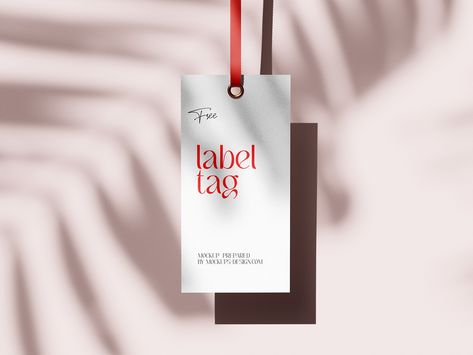 Rectangle label tag mockup - Mockups Design Tag Mockup, Label Mockup, Free Label, Label Tag, Mockups Design, Poster Mockup, White Gifts, Psd Files, Gift Tag