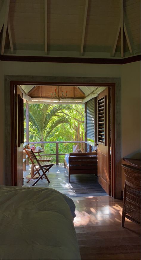 View from our hotel room 🥹 travel, vacation, jamaica Tropical Bed And Breakfast, Island Resort Aesthetic, Jamaica Aesthetic Vintage, Tropical Hotel Room, Jamaica Homes, Hotel Jamaica, Vacation Jamaica, Jamaica Villa, Jamaica House